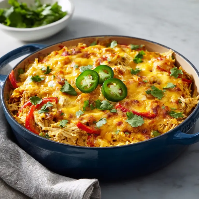 Chicken Fajita Casserole Recipe