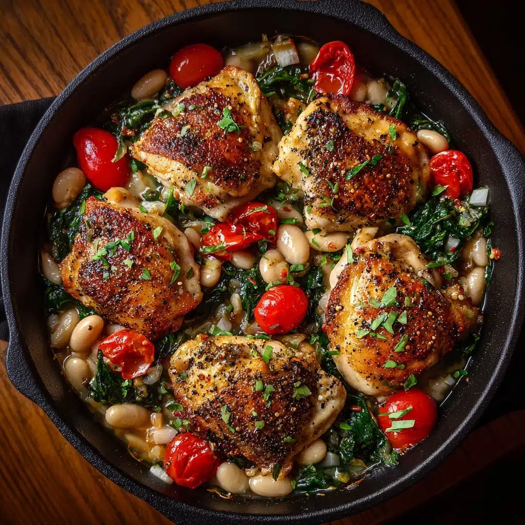 Herbed Chicken with Cannellini Beans Recipe