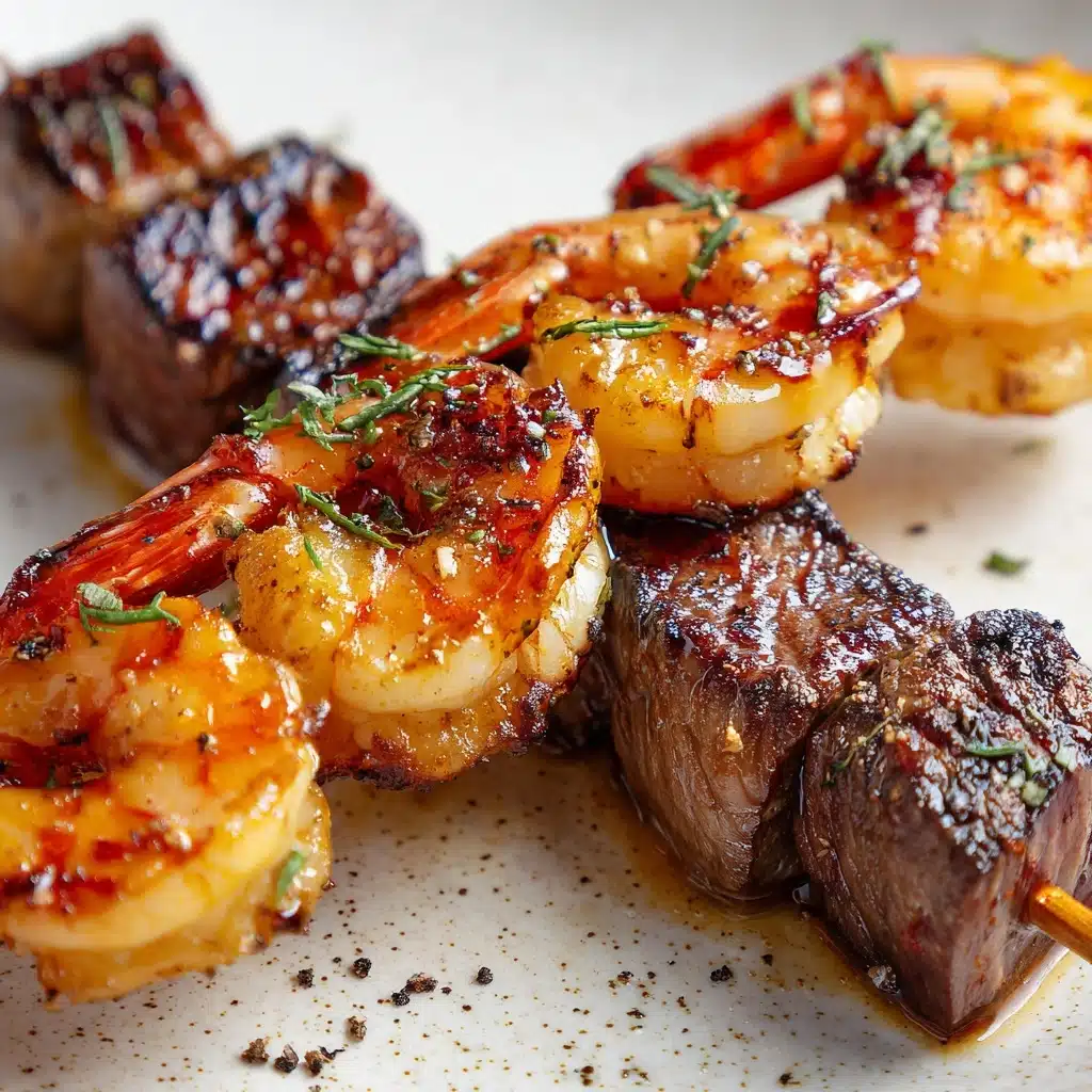 Steak and Shrimp Kabobs Recipe - Recipe Image