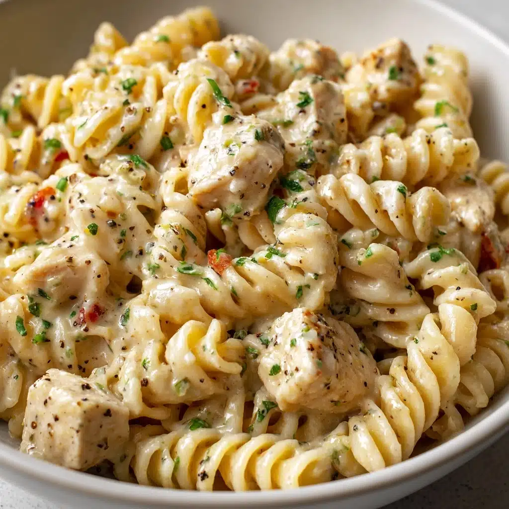 Crock Pot Salsa Ranch Chicken Pasta Recipe - Recipe Image