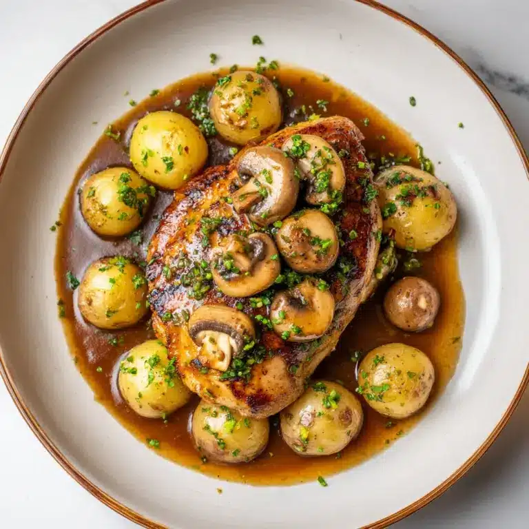 Savory Chicken with Mushrooms and Potatoes Recipe