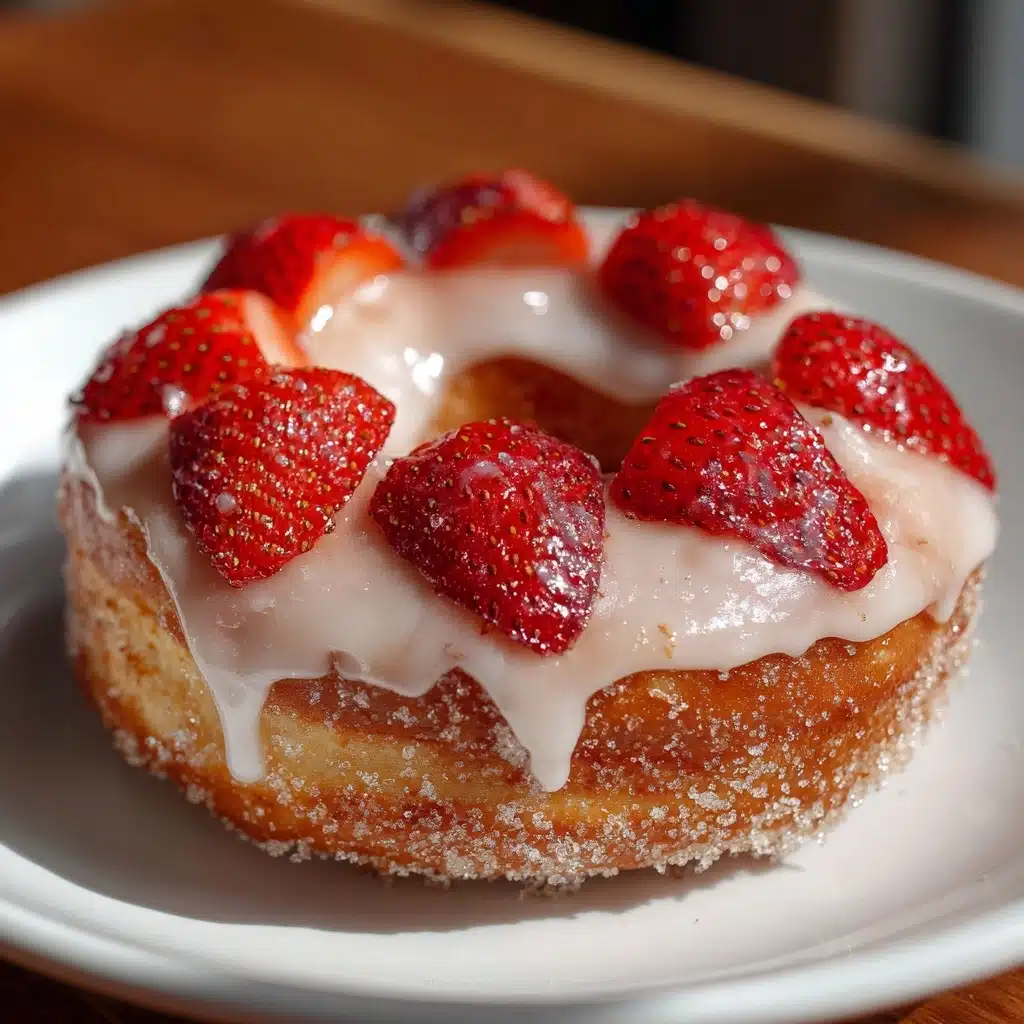 Strawberry Vanilla Bean Cronut Recipe - Recipe Image