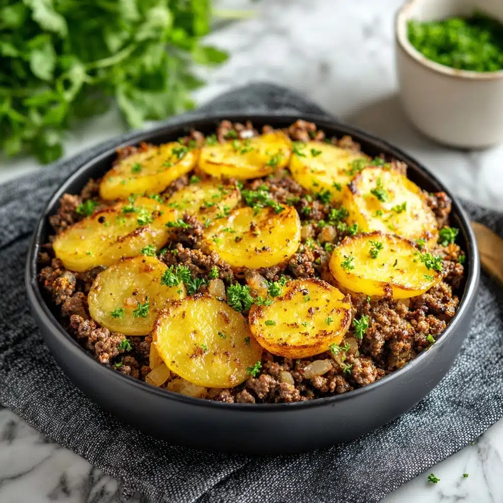 Ground Beef and Potatoes Casserole Recipe - Recipe Image