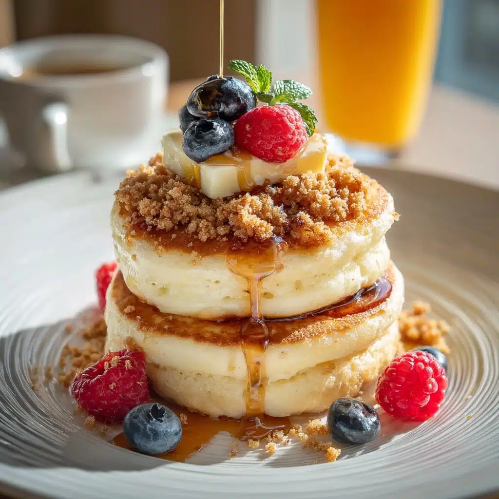 Brown Sugar & Cinnamon Streusel Pancakes Recipe - Recipe Image