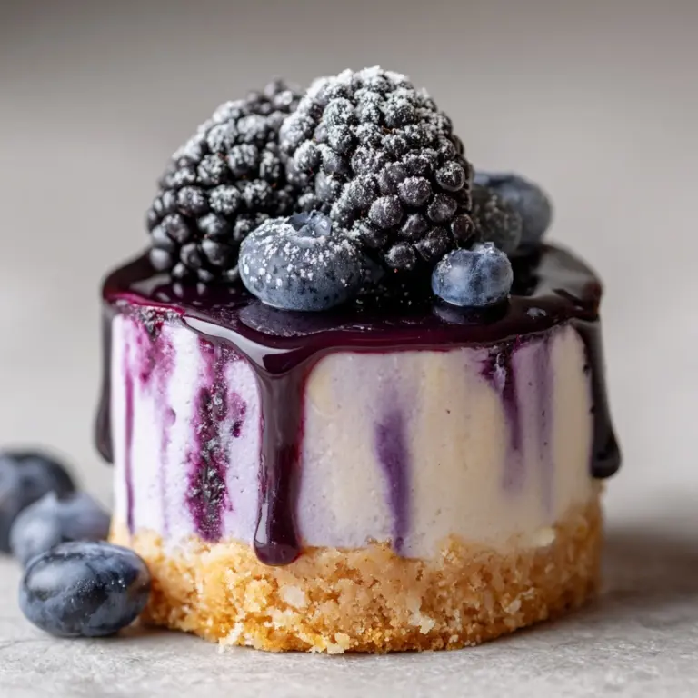 Blueberry Mousse Heaven Cheesecake Recipe