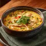 Rich and Flavorful Coconut Cilantro Chicken Soup Recipe
