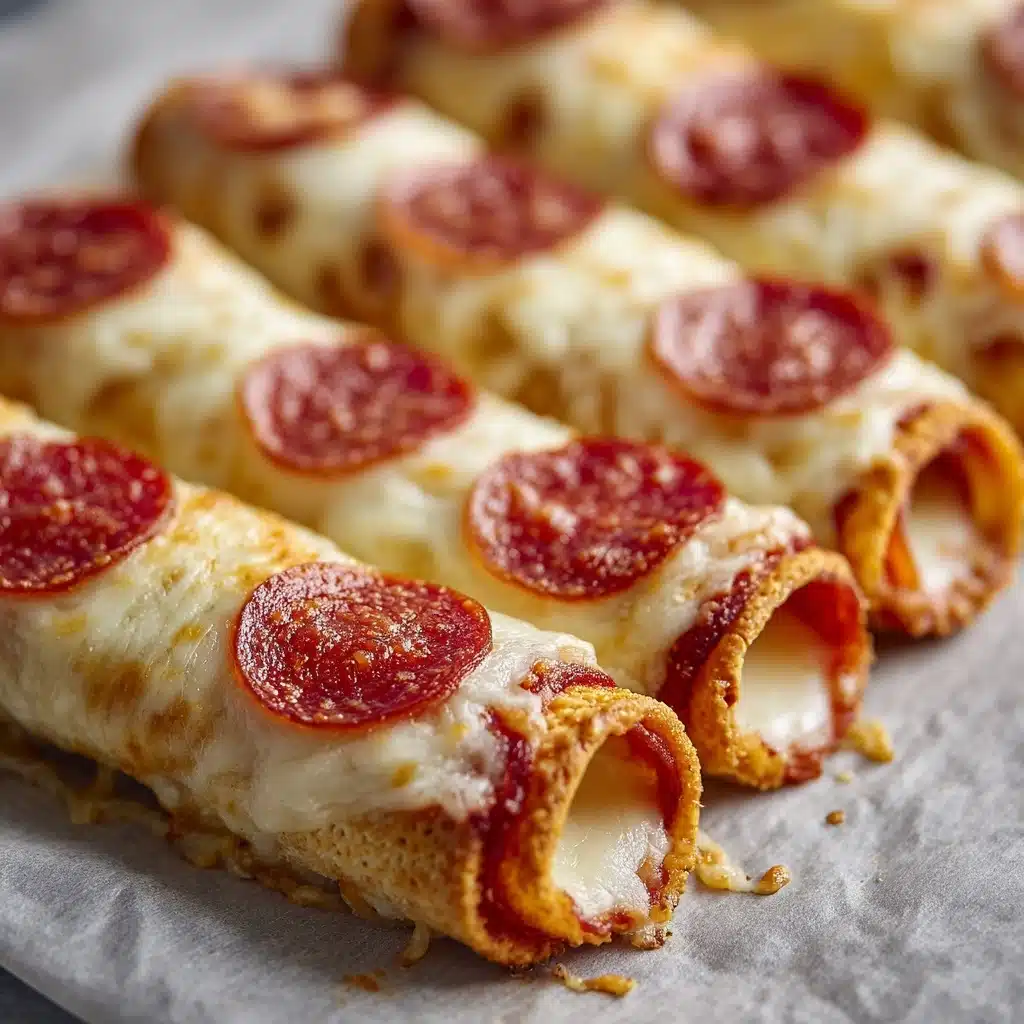 Cheesy Pepperoni Pizza Sticks Recipe - Recipe Image