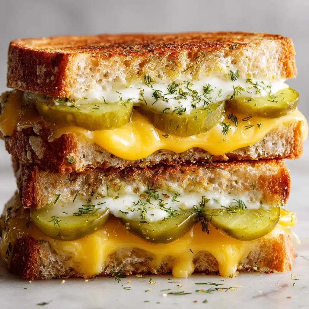 Dill Pickle Grilled Cheese Recipe - Recipe Image