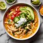 Creamy Cajun White Chicken Chili Recipe