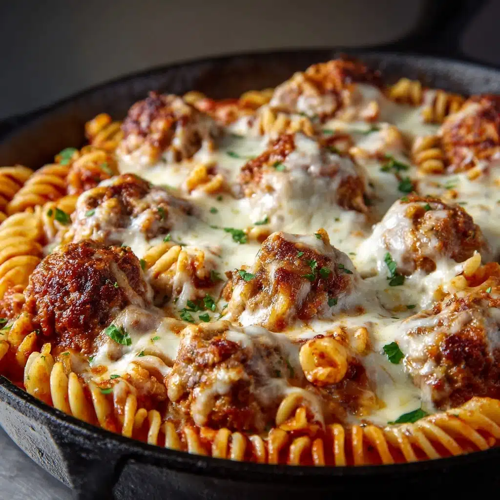Dump and Bake Meatball Casserole Recipe - Recipe Image