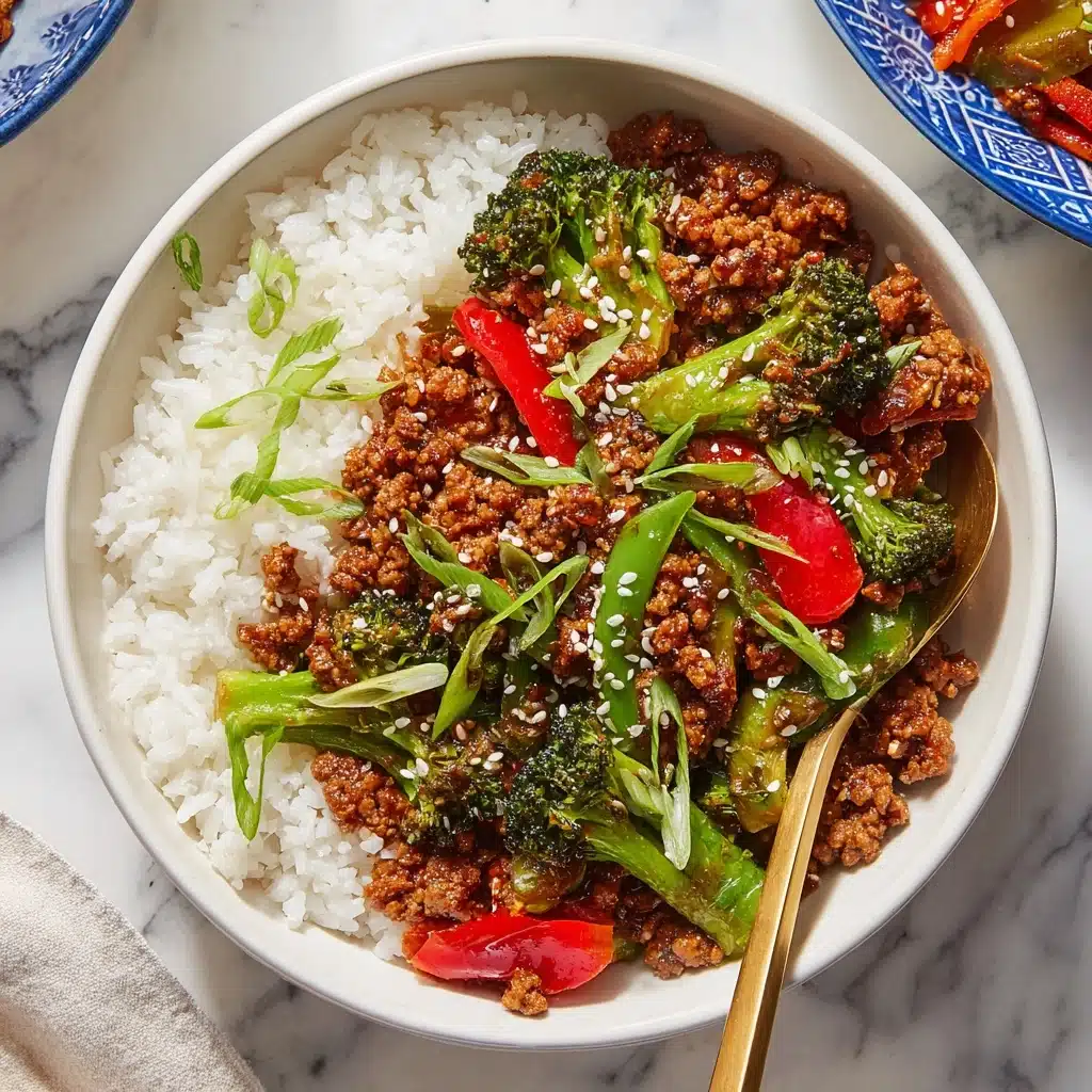 Teriyaki Beef Bowls Recipe - Recipe Image