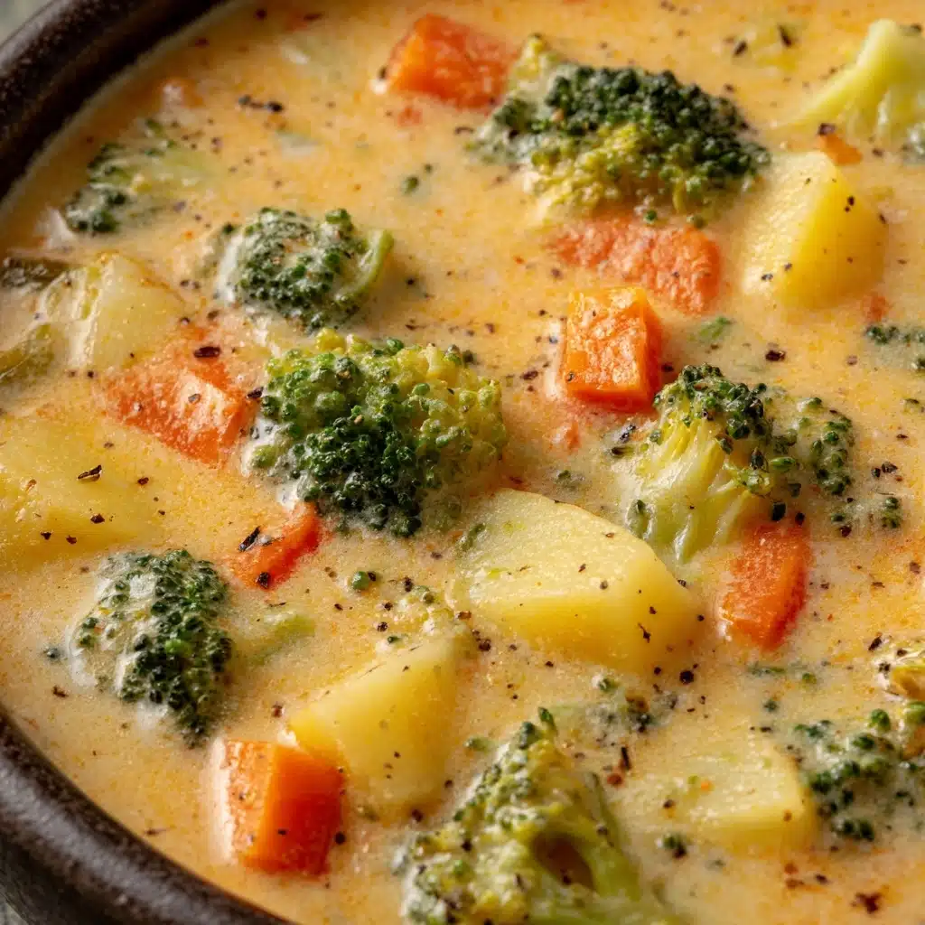 Cheesy Vegetable Soup Recipe - Recipe Image