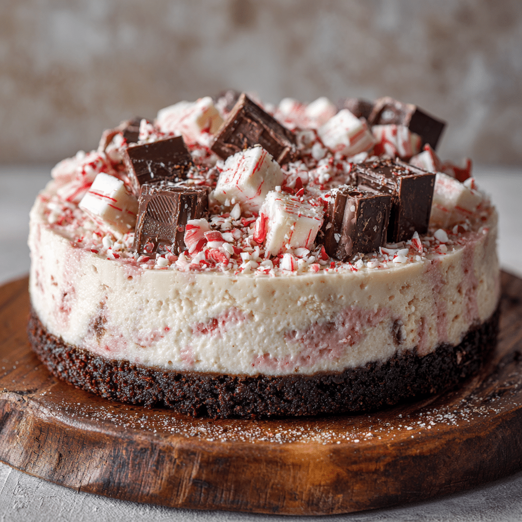 Peppermint Ice Cream Cake Recipe - Recipe Image