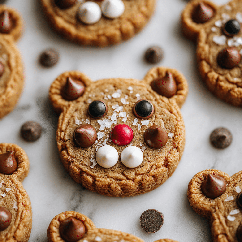 Chocolate Chip Teddy Bear Cookies Recipe - Recipe Image