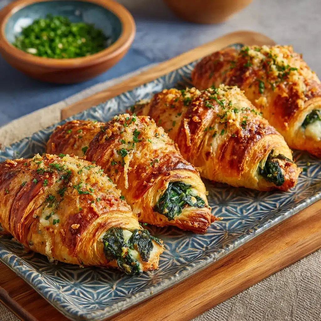 Spinach and Feta Puff Pastry Twists Recipe