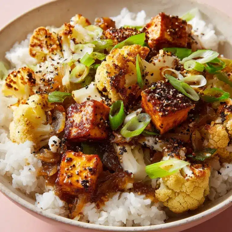 Black Pepper Tofu & Cauliflower Recipe