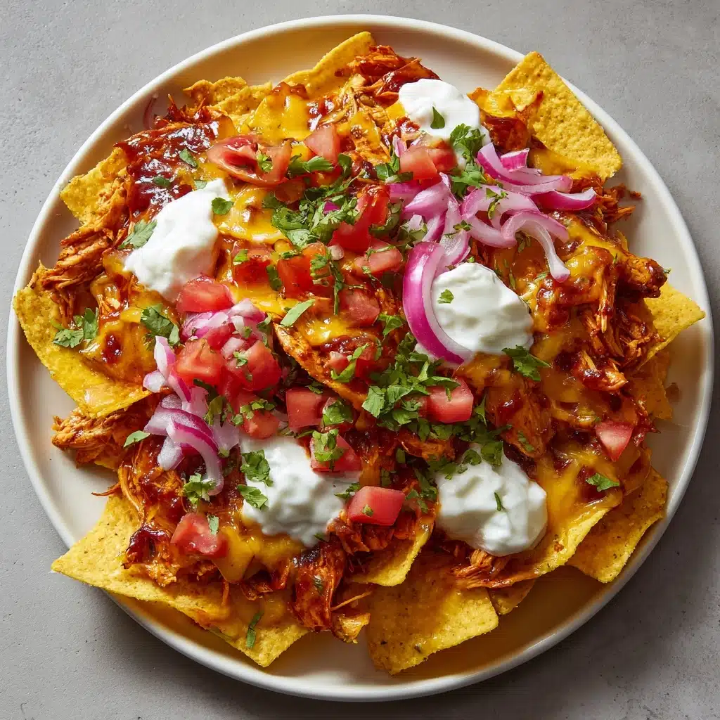 BBQ Chicken Nachos Recipe - Recipe Image