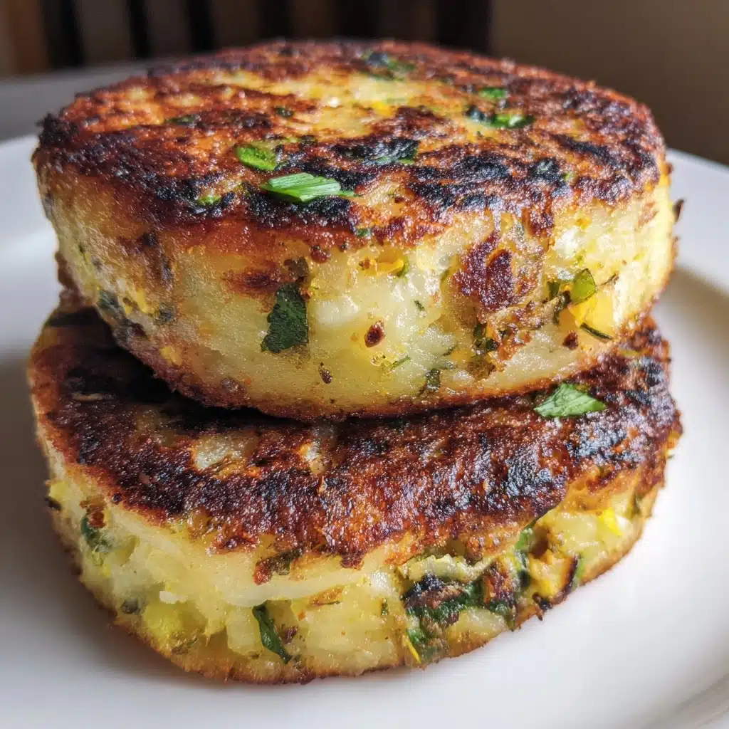 Vegan Stuffed Potato Cakes Recipe - Recipe Image