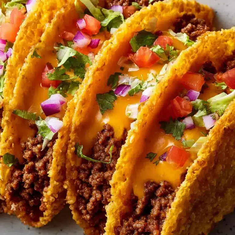 Loaded Cheesy Pocket Tacos Recipe