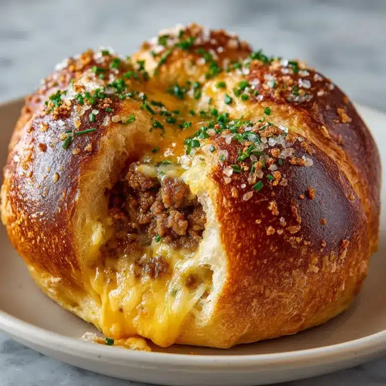 Garlic Parmesan Cheeseburger Bombs Recipe