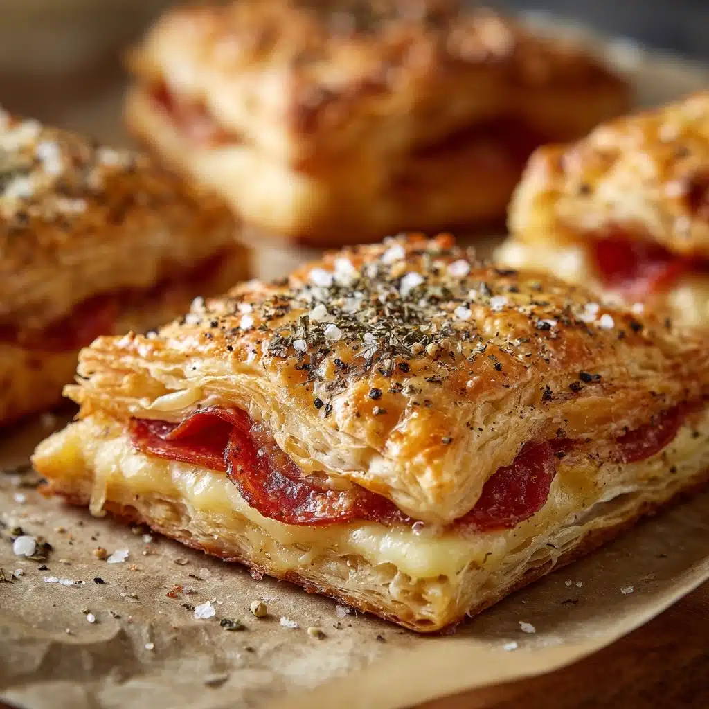 Easy Mozzarella Pepperoni Croissant Rolls Recipe - Recipe Image