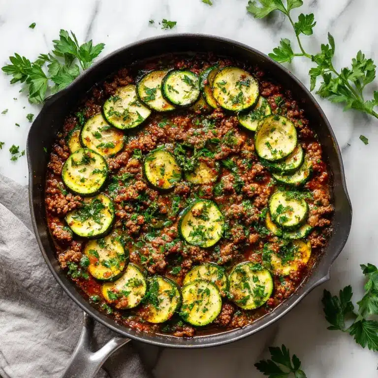 Ground Turkey and Zucchini Skillet Recipe