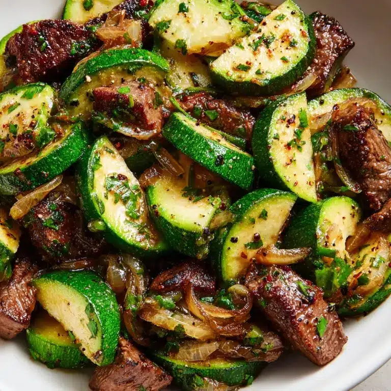 Beef & Zucchini Skillet Recipe