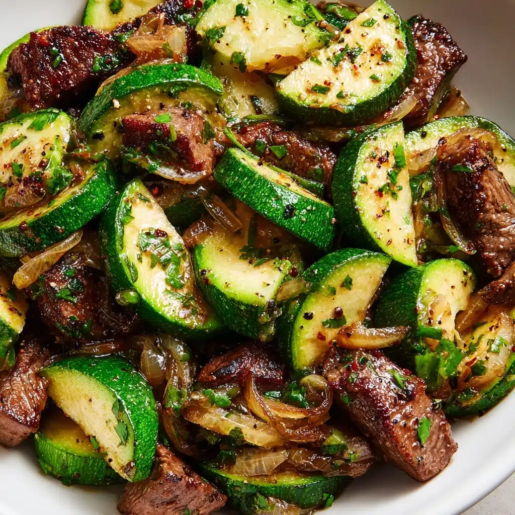 Beef & Zucchini Skillet Recipe - Recipe Image