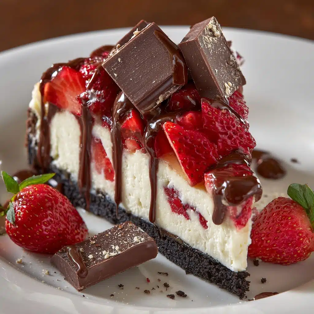 Chocolate Strawberry Cheesecake Recipe