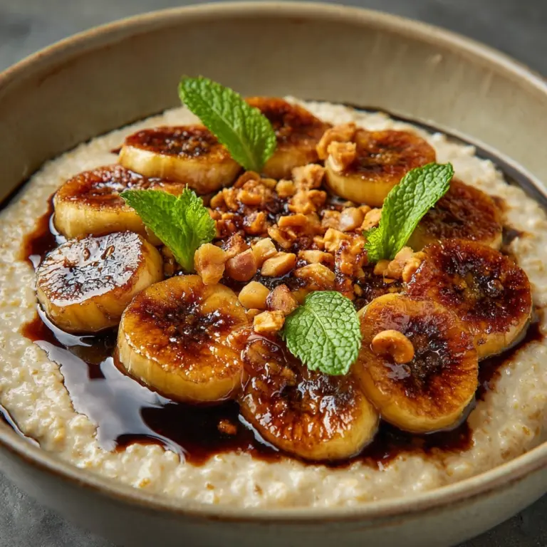 Caramelized Banana Porridge Recipe