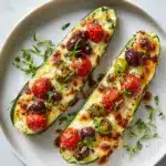 Mediterranean Stuffed Zucchini Recipe