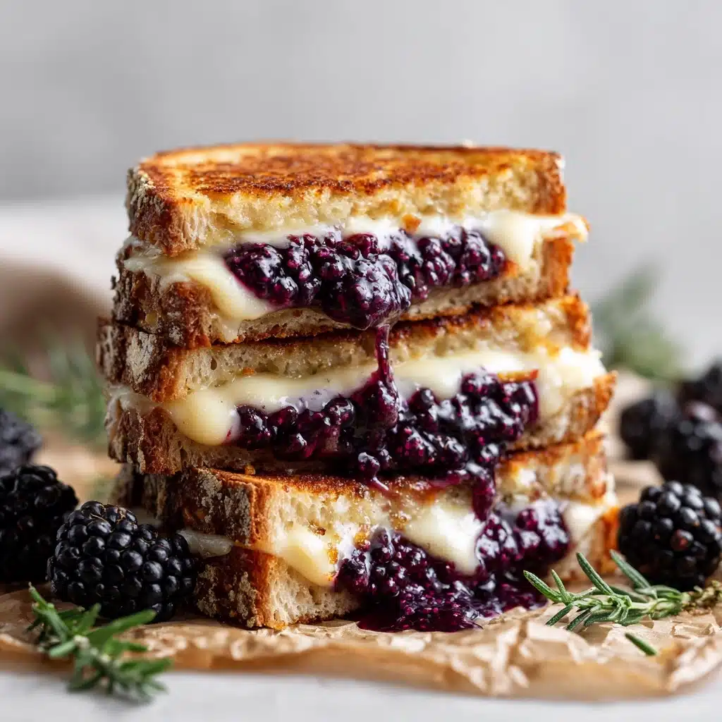 Blackberry Balsamic and Brie Grilled Cheese Recipe - Recipe Image