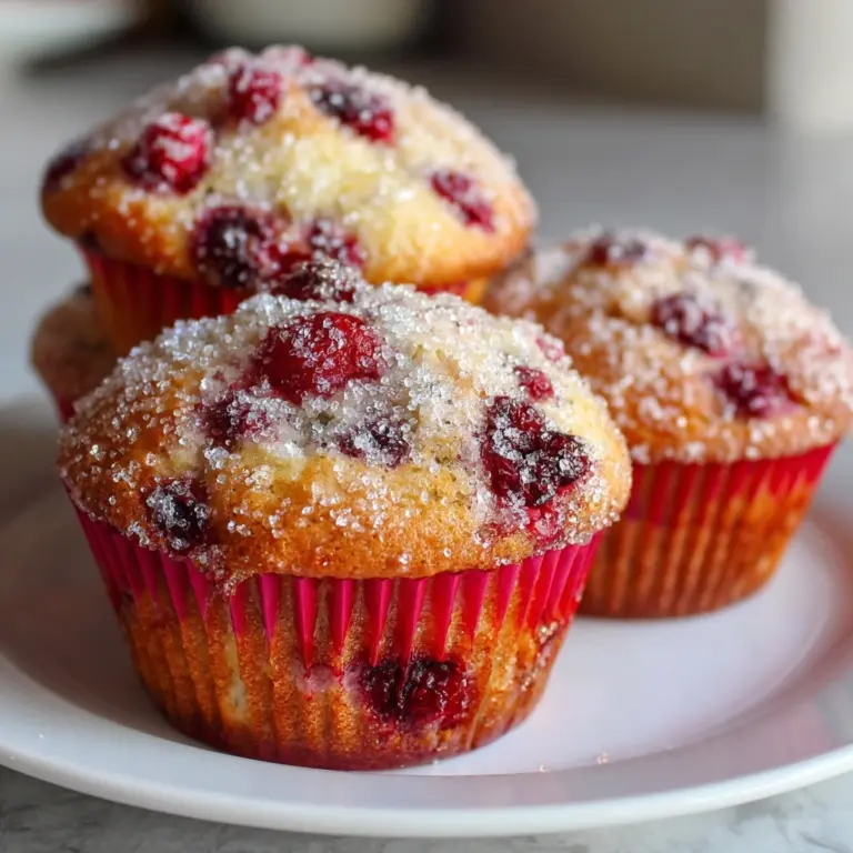 Cherry Cobbler Muffins Recipe