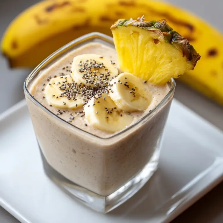 Pineapple and Banana Smoothie Recipe