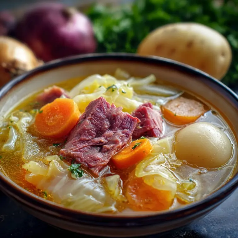 Corned Beef and Cabbage Soup Recipe