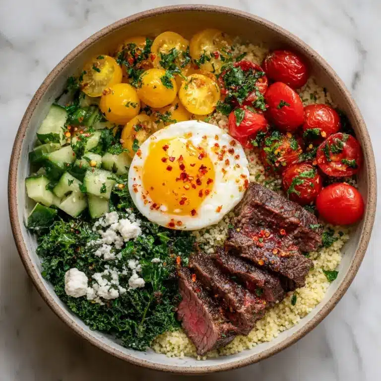 Mediterranean Steak Bowl Recipe