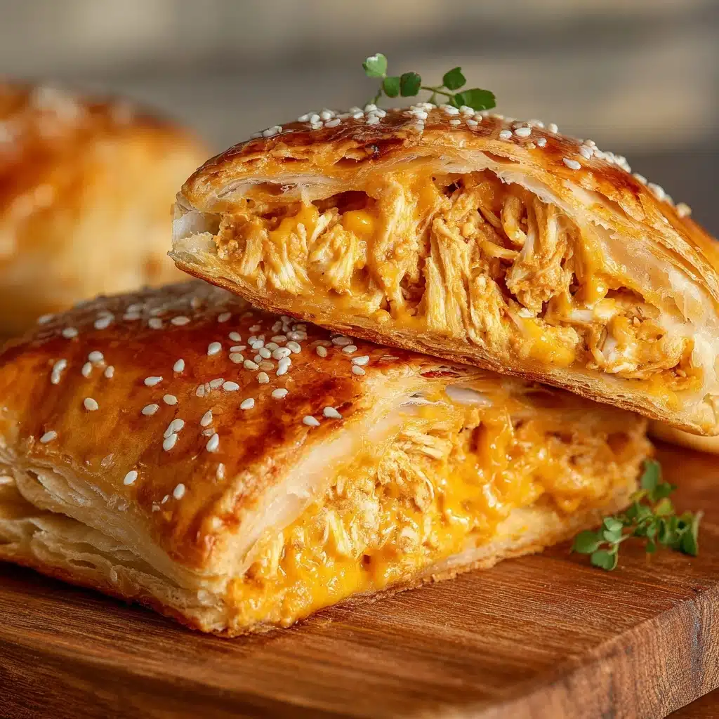 Cheesy Buffalo Chicken Strombolis Recipe - Recipe Image