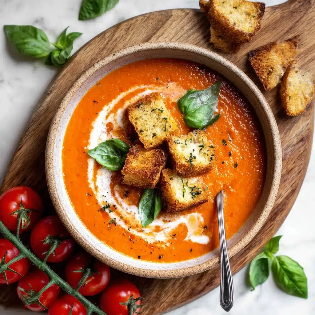 Easy Roasted Tomato Soup: A Simple & Delicious Recipe - Recipe Image