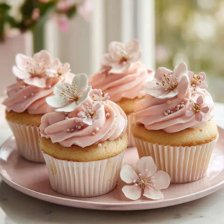 Cherry Blossom Cupcakes Recipe