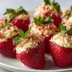 Cheesecake Deviled Strawberries Recipe