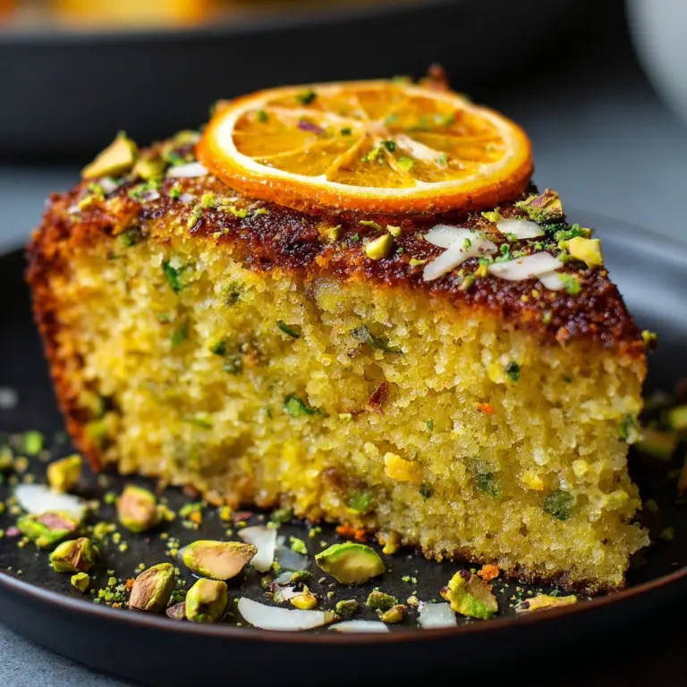 Flourless Orange, Pistachio, and Almond Cake Recipe