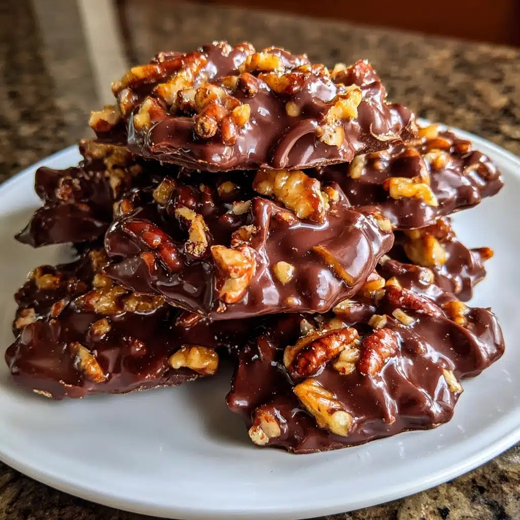 Chocolate Pecan Turtle Clusters Recipe - Recipe Image