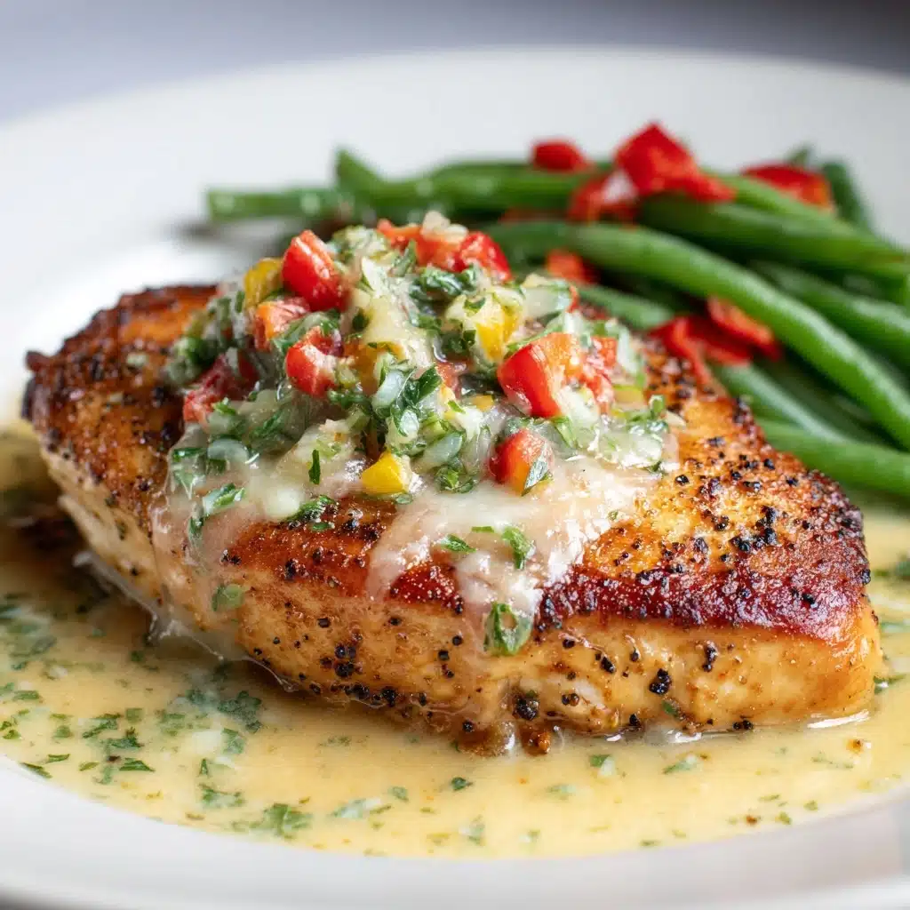 Crispy Baked Chicken with Giardiniera Recipe - Recipe Image