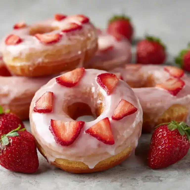 Strawberry Buttermilk Doughnuts Recipe