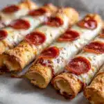 Cheesy Pepperoni Pizza Sticks Recipe