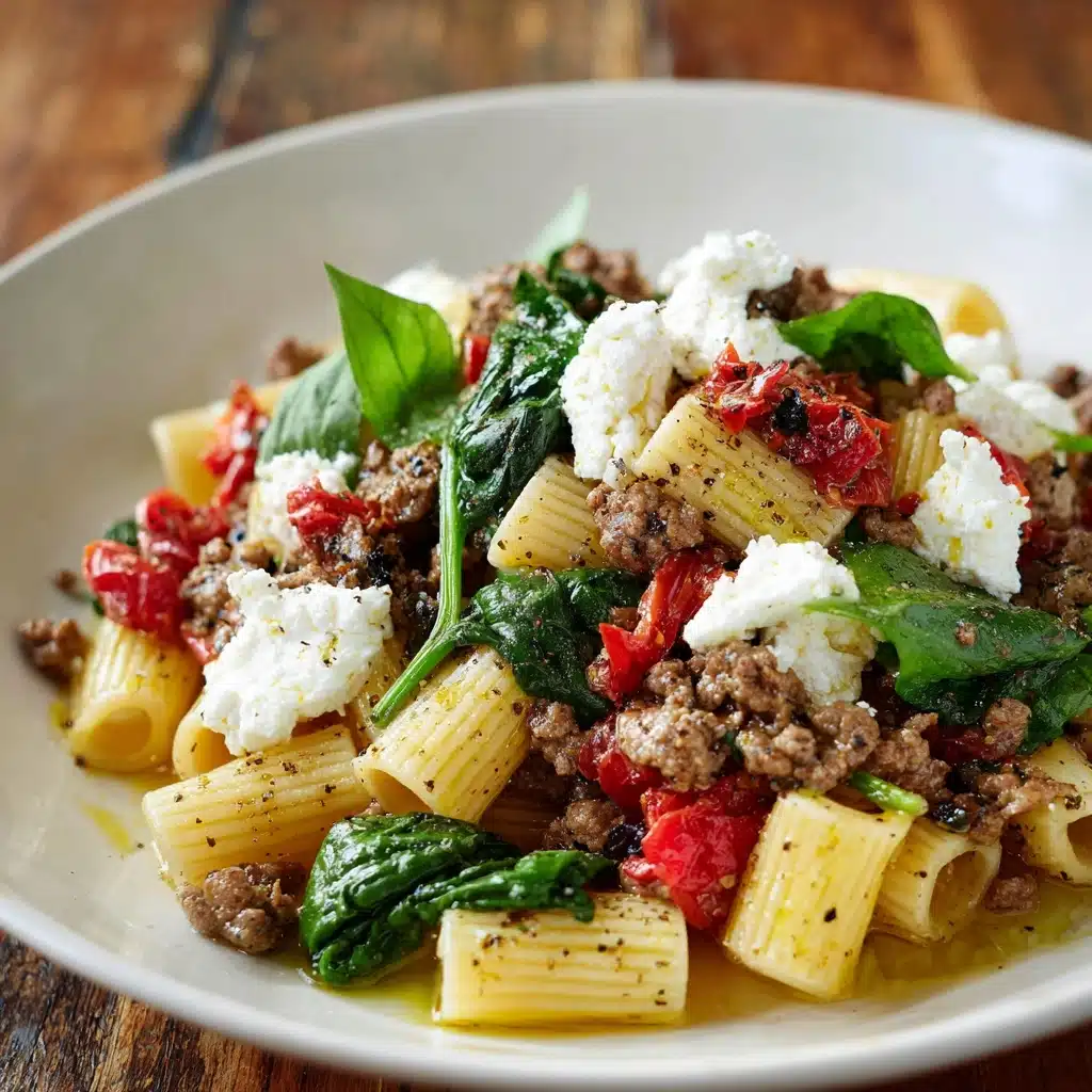 One Pot Lemony Pasta with Sausage, Broccoli Rabe, and Burrata: An Amazing Ultimate Recipe - Recipe Image