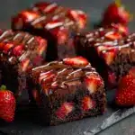 Chocolate-Covered Strawberry Brownies Recipe