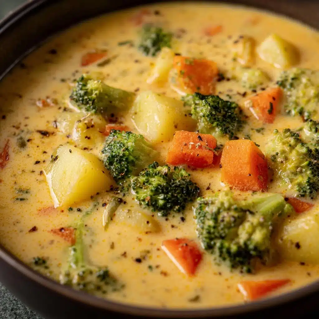 Cheesy Vegetable Soup Recipe - Recipe Image