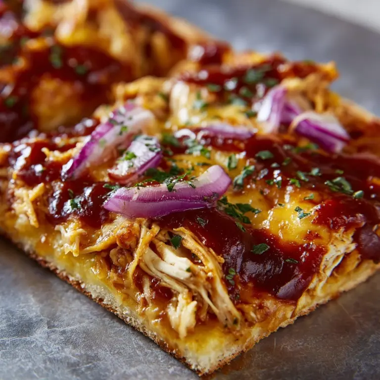 BBQ Chicken Flatbread Pizza Recipe