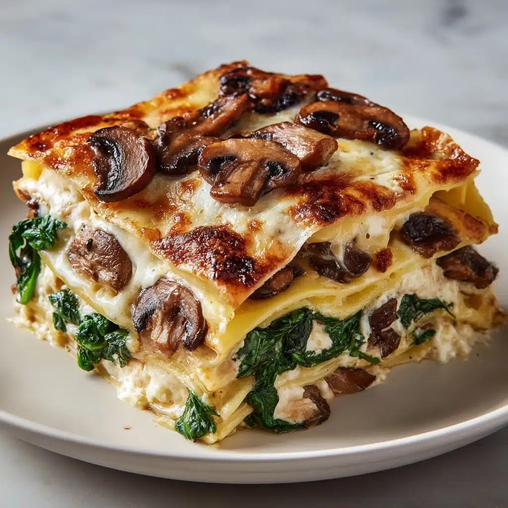 Chicken, Mushroom, and Spinach Lasagna: A Family Favorite Recipe - Recipe Image